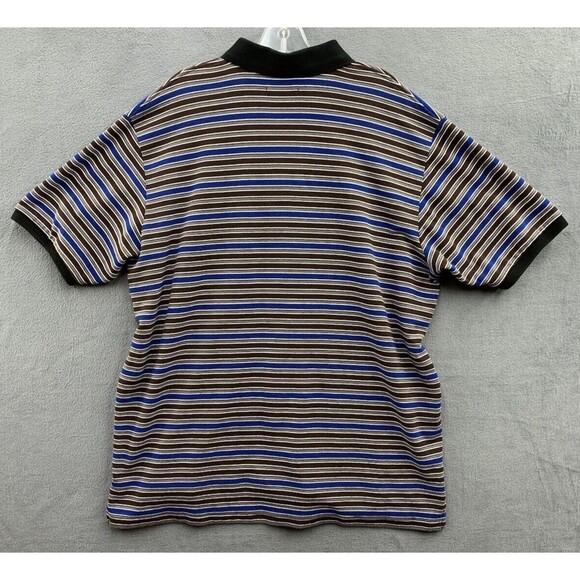 Sean John Polo Shirt 1/4 Button Men's Size XXL Blue Gray Original Fit  Striped - Picture 2 of 14
